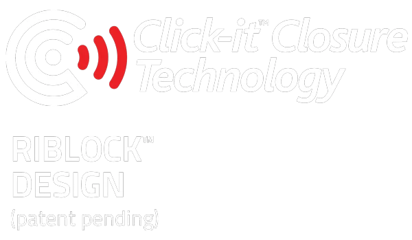 Patented Click-it Closure Technology